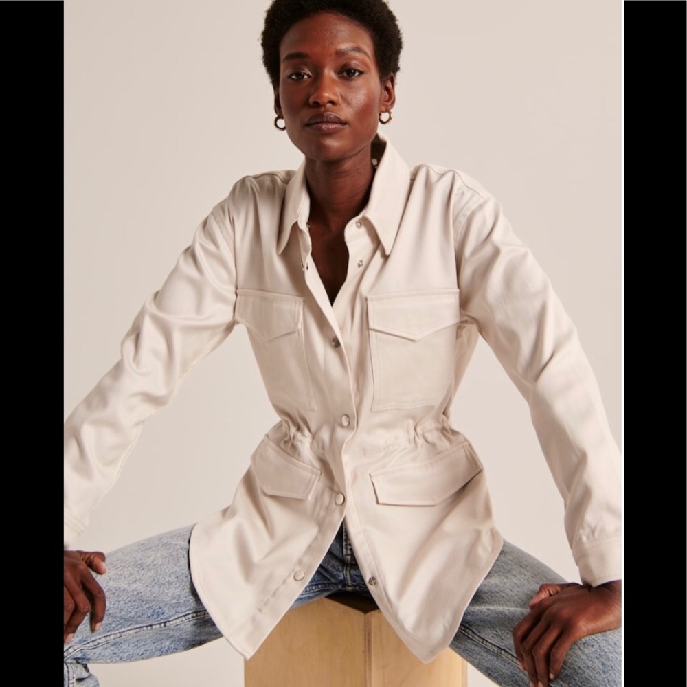 New! Abercrombie & Fitch Utility Shirt Jacket